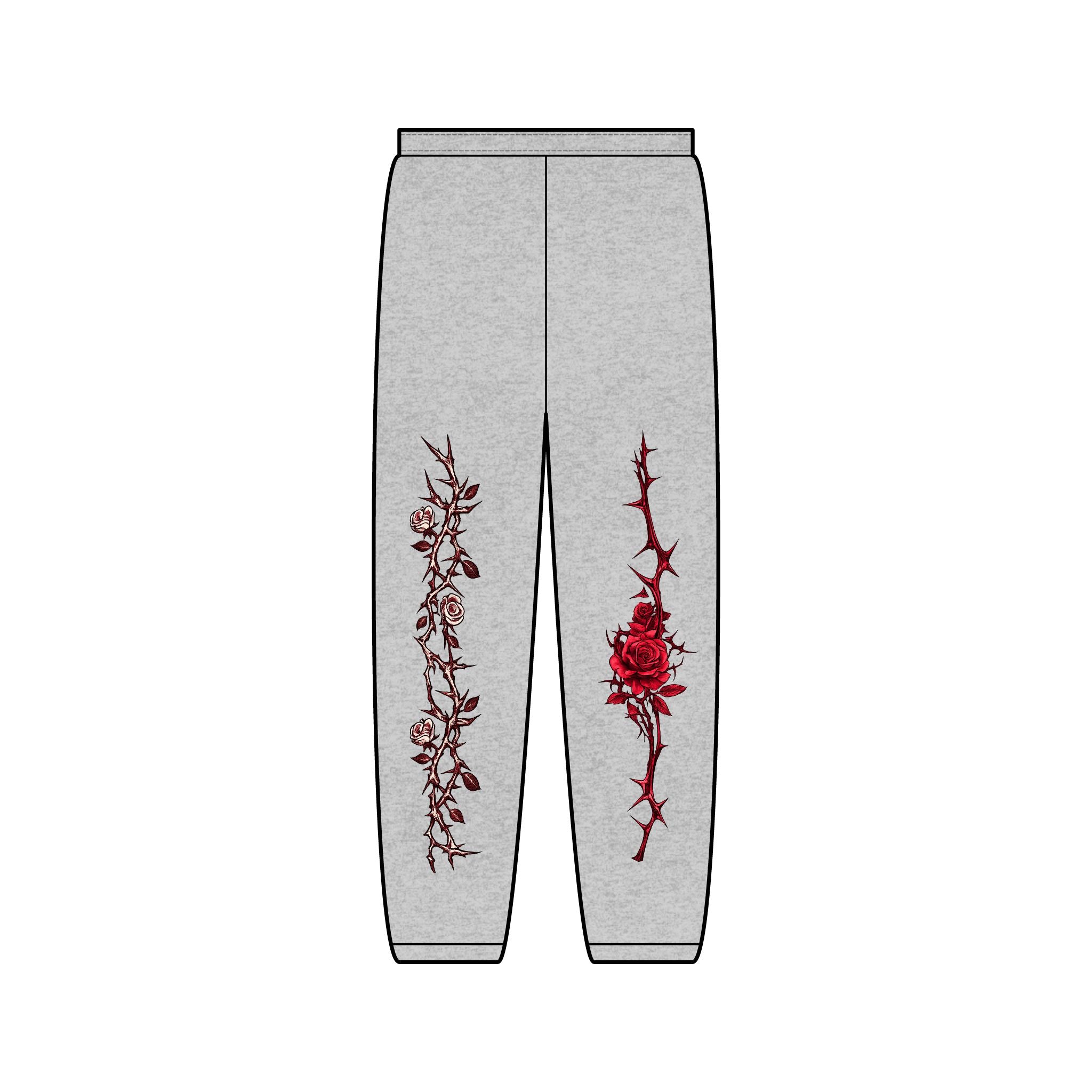 Mallard Grove Premium Cannabis Apparel Rose Vine Sweatpants