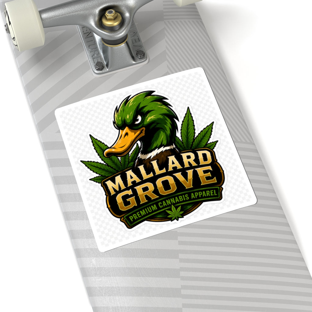 Mallard Grove Premium Cannabis Apparel Duck Sticker