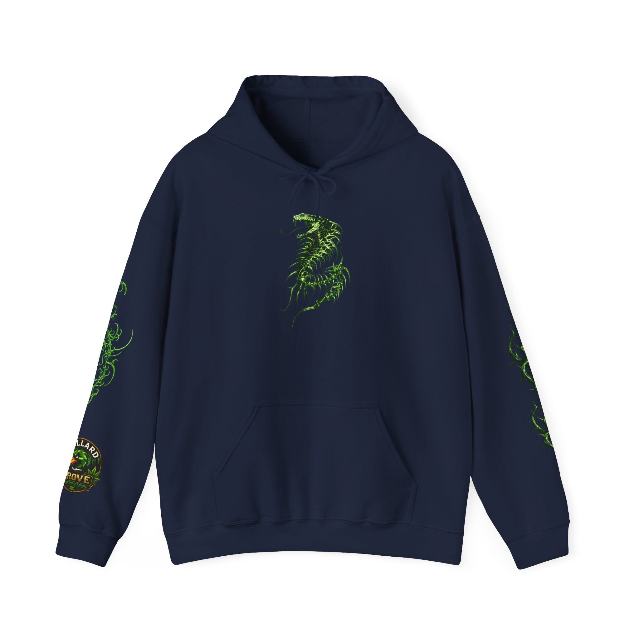 Mallard Grove Premium Cannabis Apparel Spinal Snake Hoodie