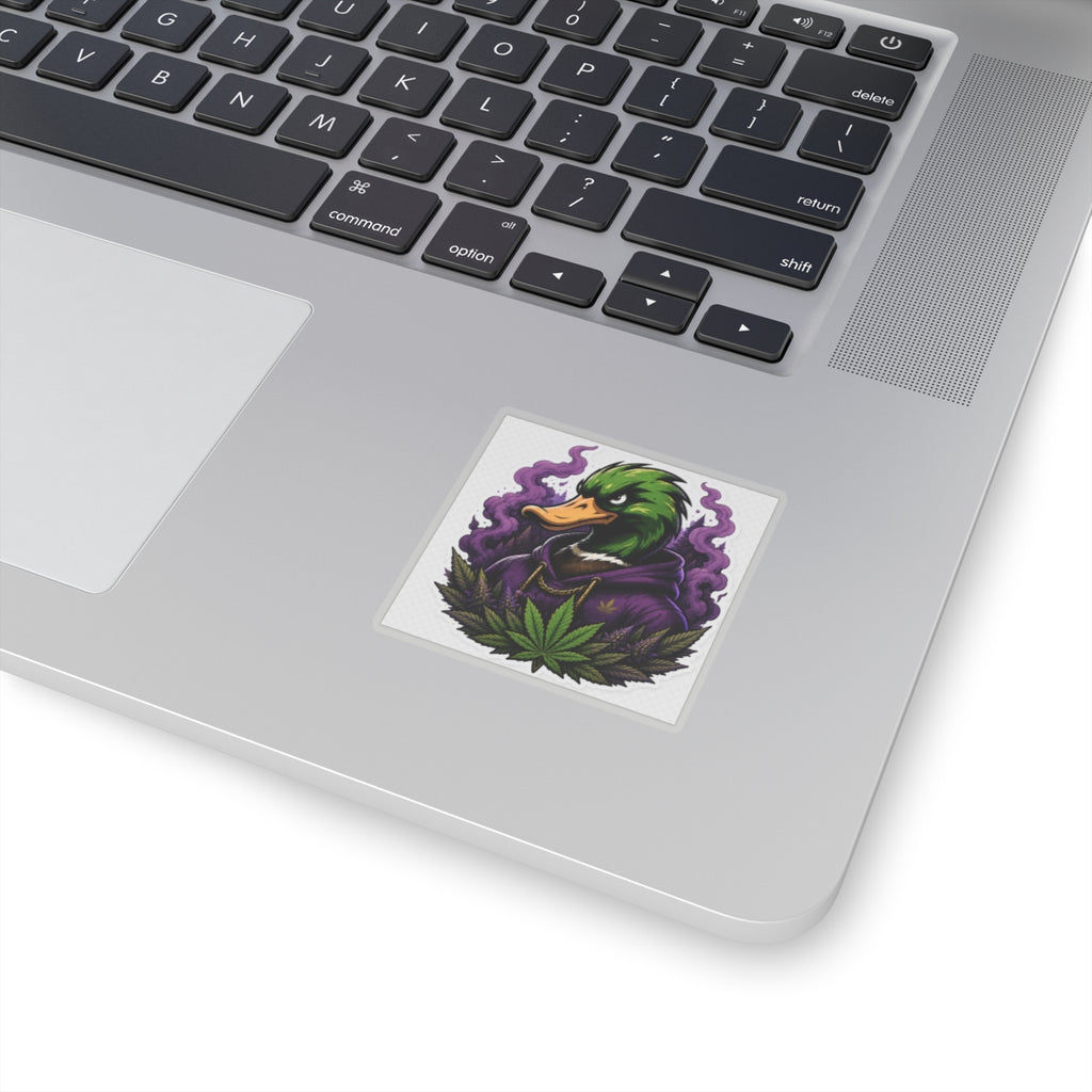 Mallard Grove Premium Cannabis Apparel Purple Smoke Sticker