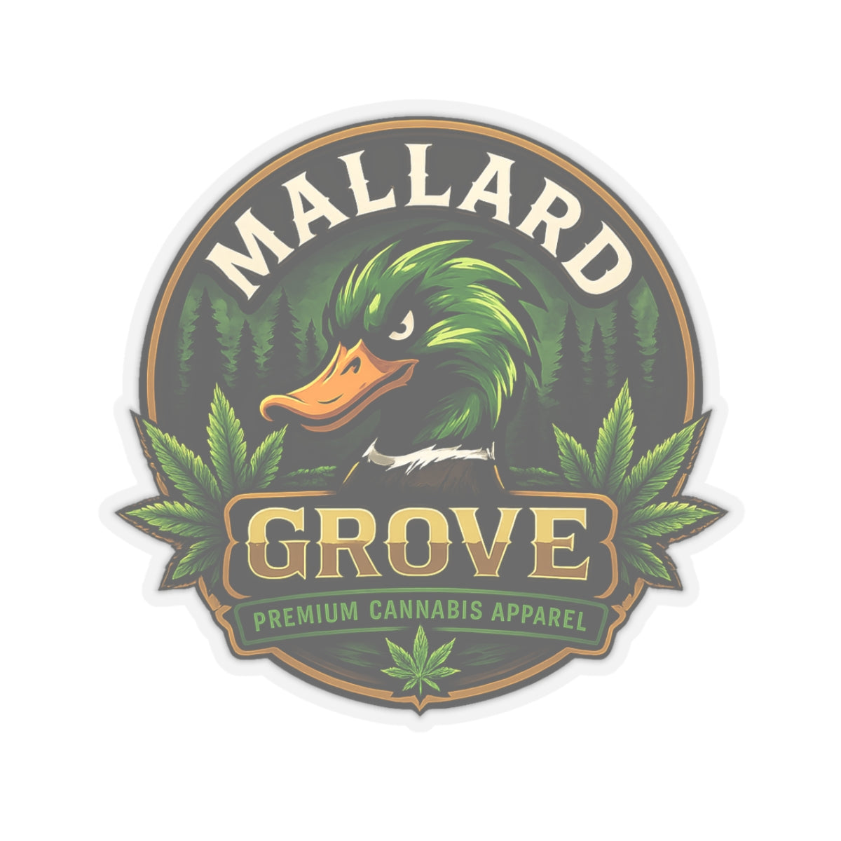 Mallard grove Premium Cannabis Apparel OG Sticker