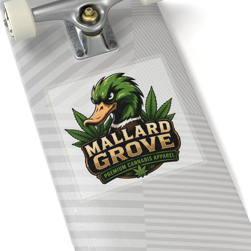 Mallard Grove Premium Cannabis Apparel Duck Sticker