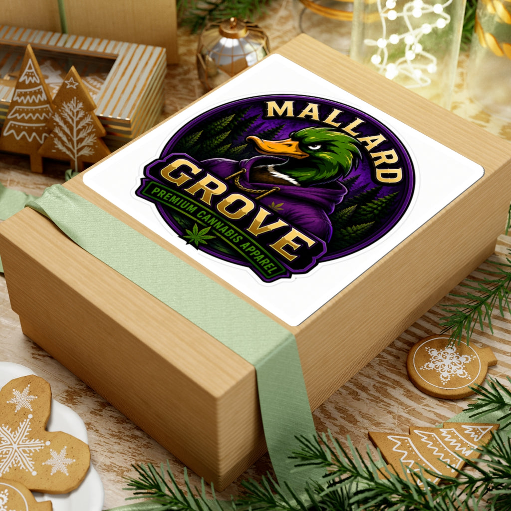 Mallard Grove Premium Cannabis Apparel Hoodie Sticker