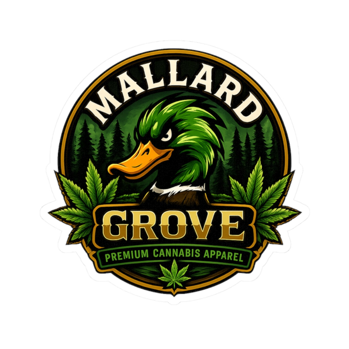 Mallard grove Premium Cannabis Apparel OG Sticker