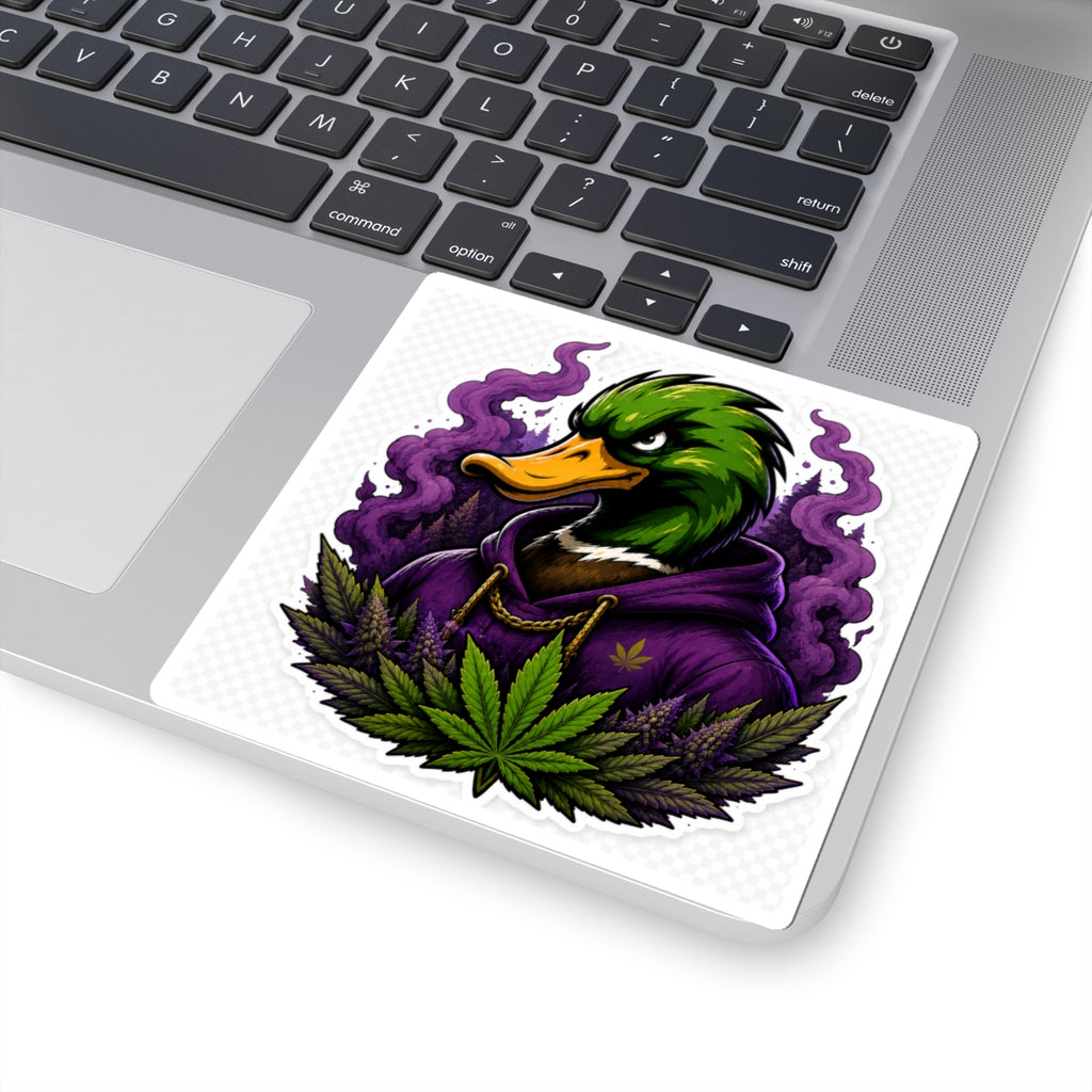 Mallard Grove Premium Cannabis Apparel Purple Smoke Sticker
