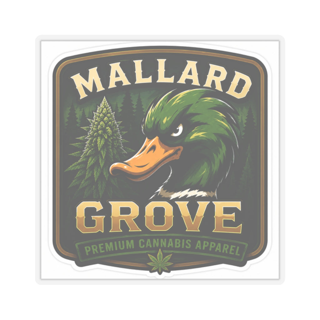 Mallard Grove Premium Cannabis Apparel Trees Sticker