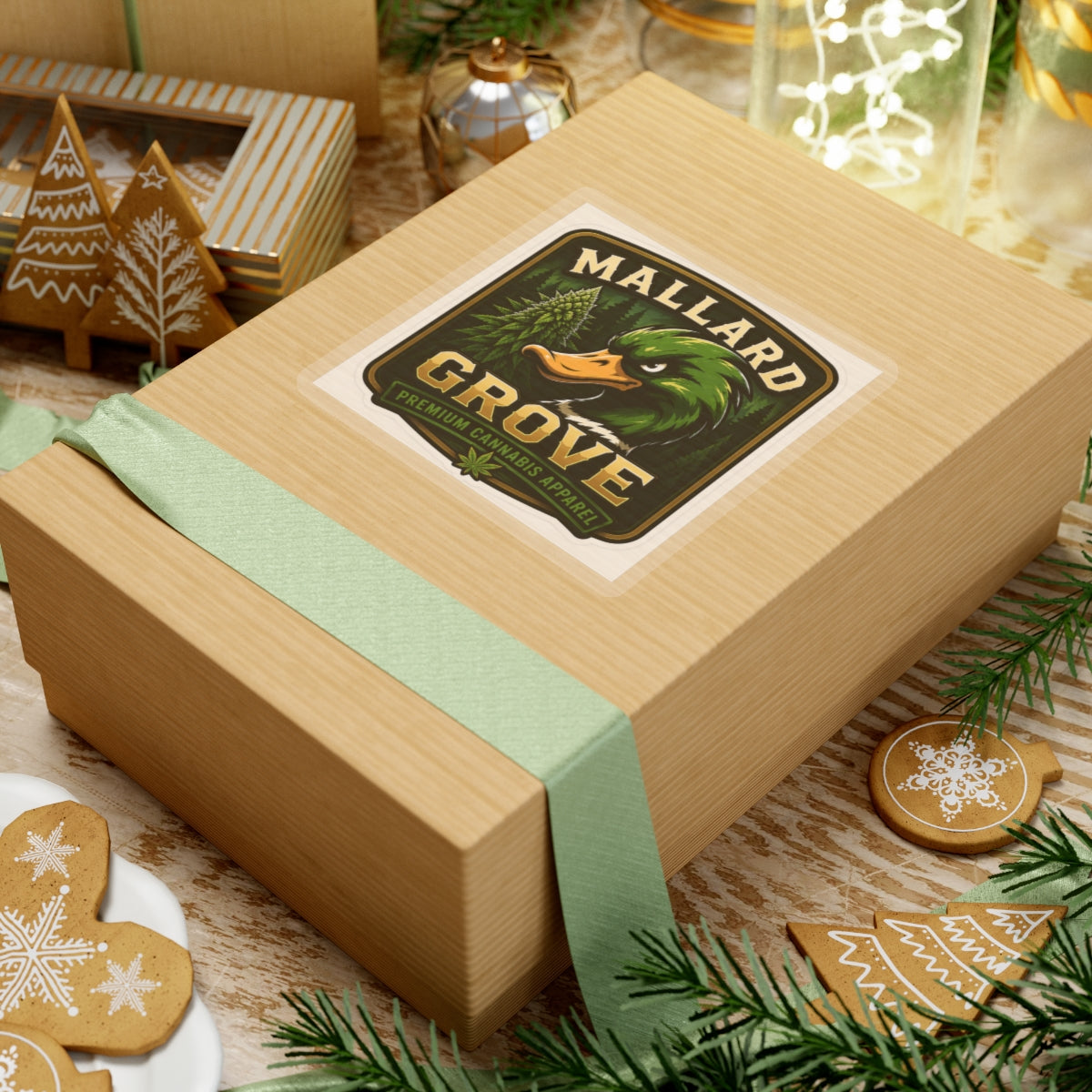 Mallard Grove Premium Cannabis Apparel Trees Sticker