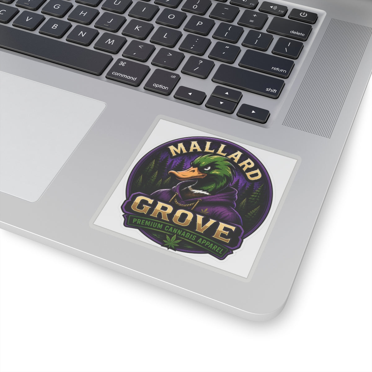 Mallard Grove Premium Cannabis Apparel Hoodie Sticker