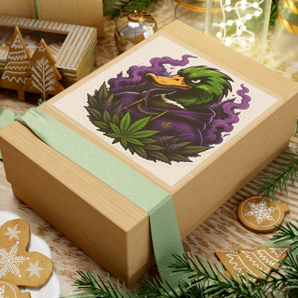 Mallard Grove Premium Cannabis Apparel Purple Smoke Sticker