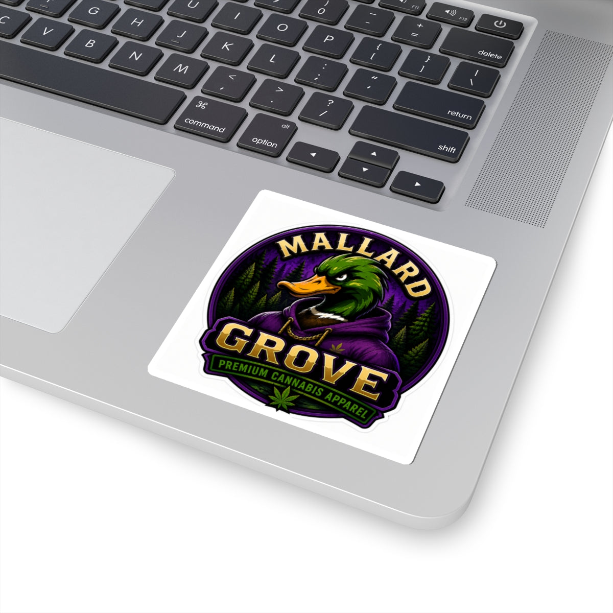 Mallard Grove Premium Cannabis Apparel Hoodie Sticker