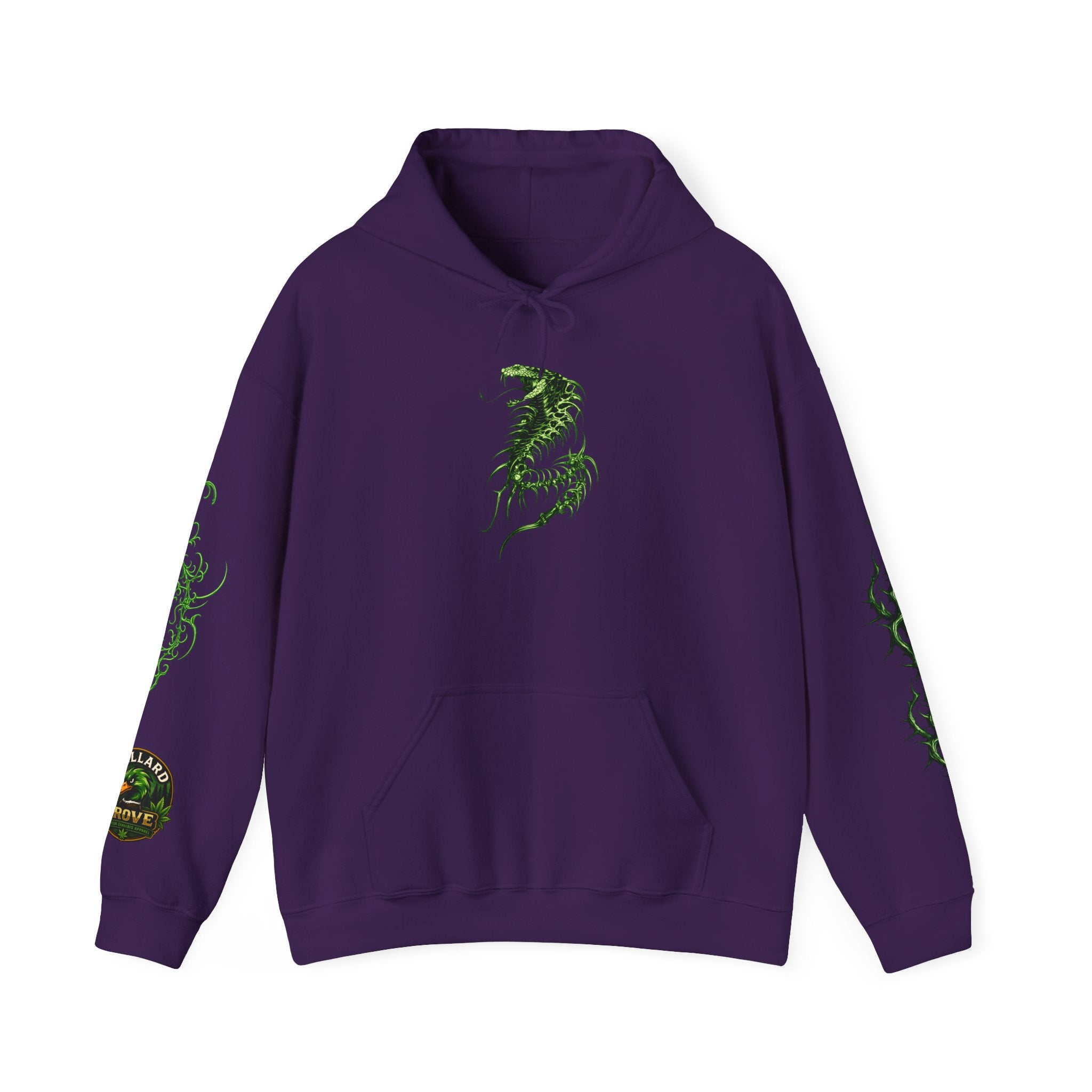 Mallard Grove Premium Cannabis Apparel Spinal Snake Hoodie