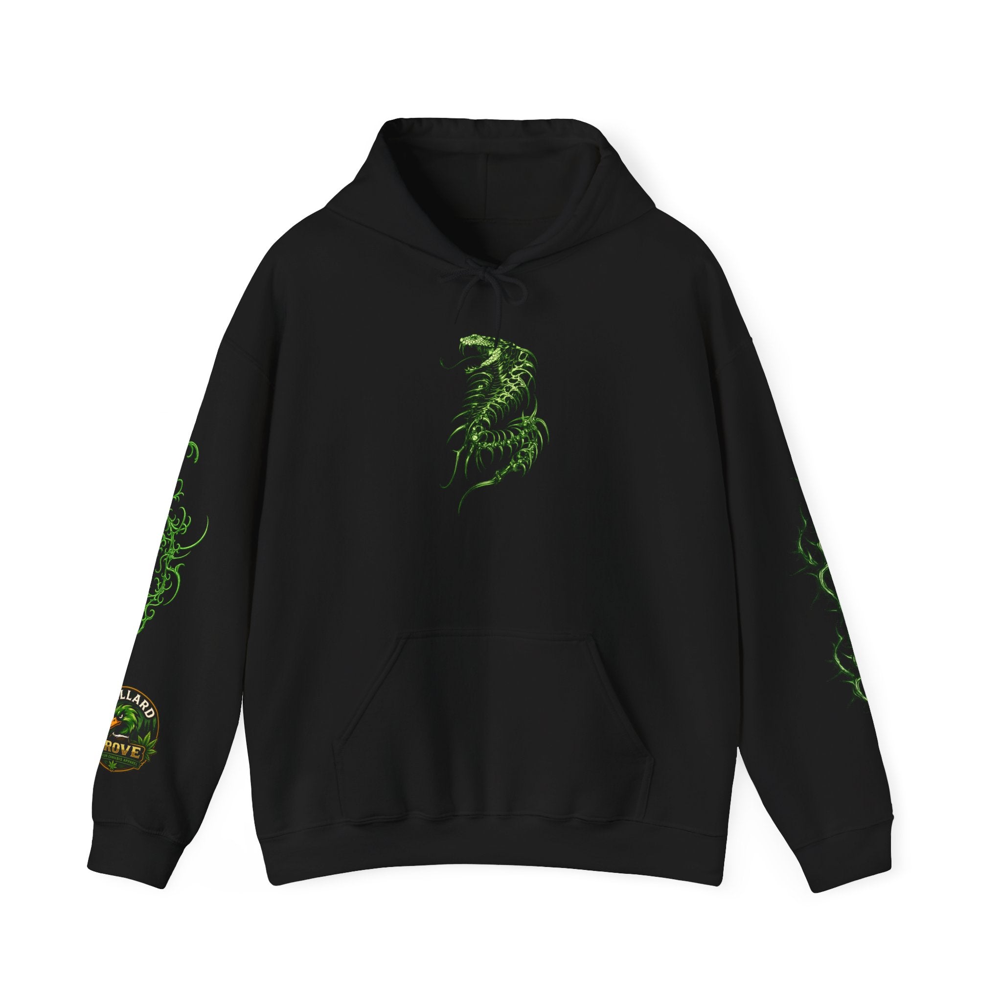 Mallard Grove Premium Cannabis Apparel Spinal Snake Hoodie