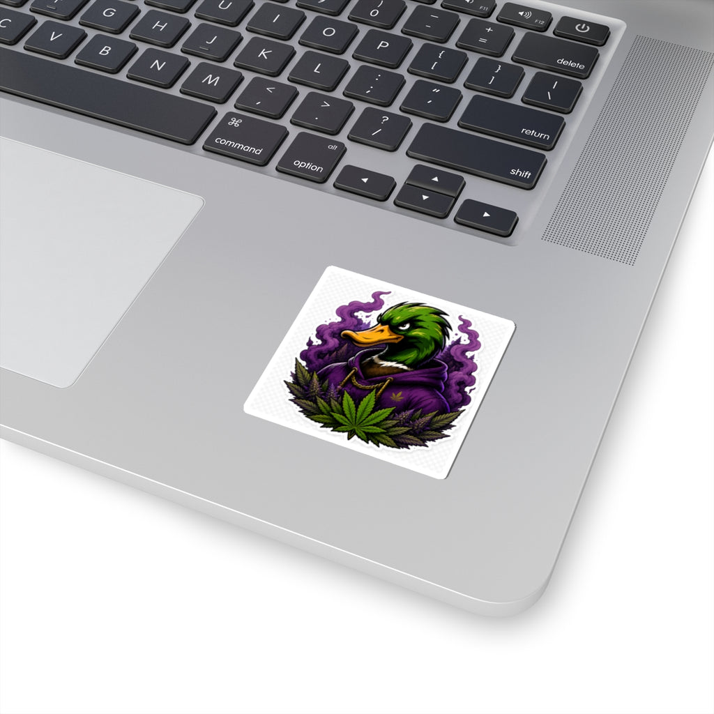 Mallard Grove Premium Cannabis Apparel Purple Smoke Sticker