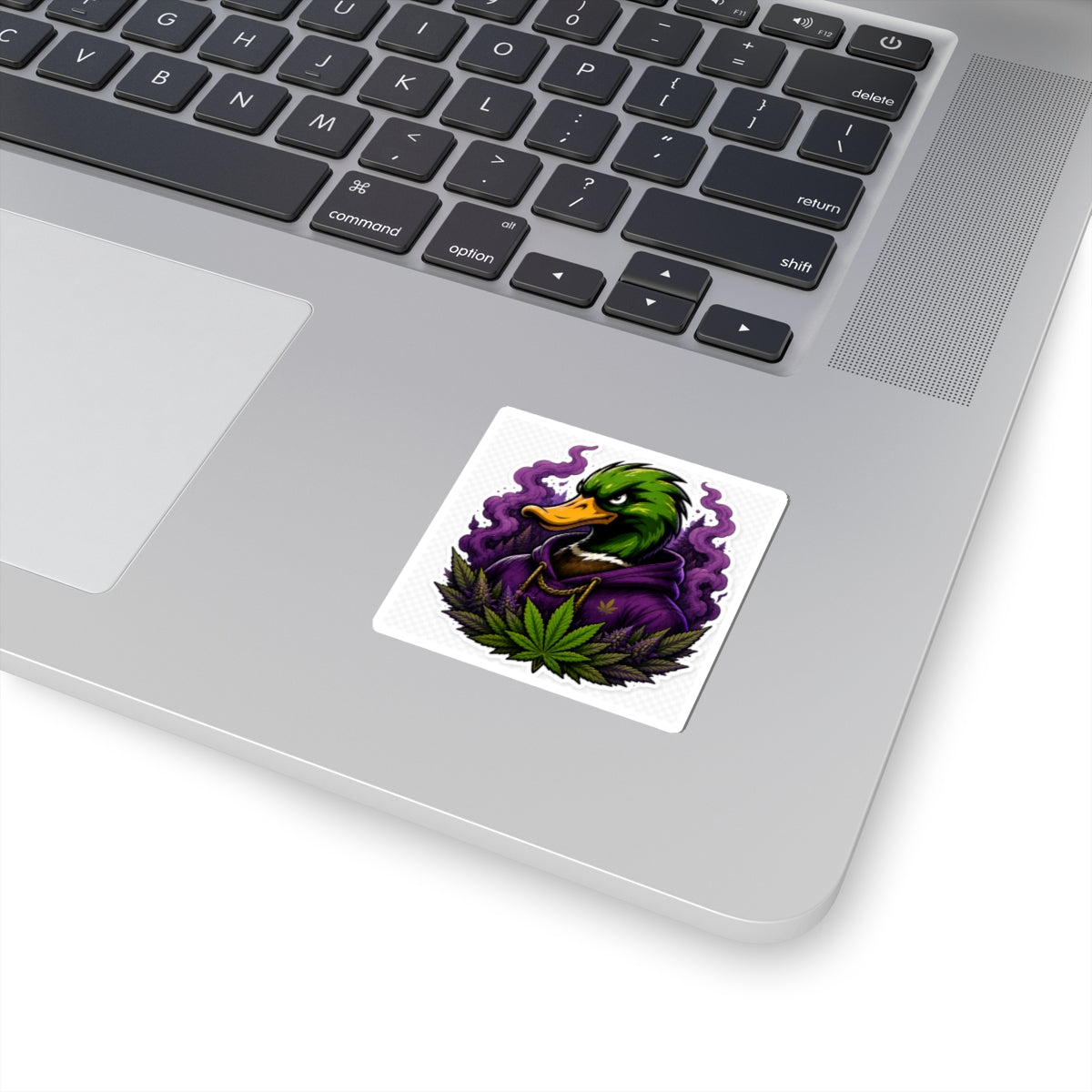 Mallard Grove Premium Cannabis Apparel Purple Smoke Sticker