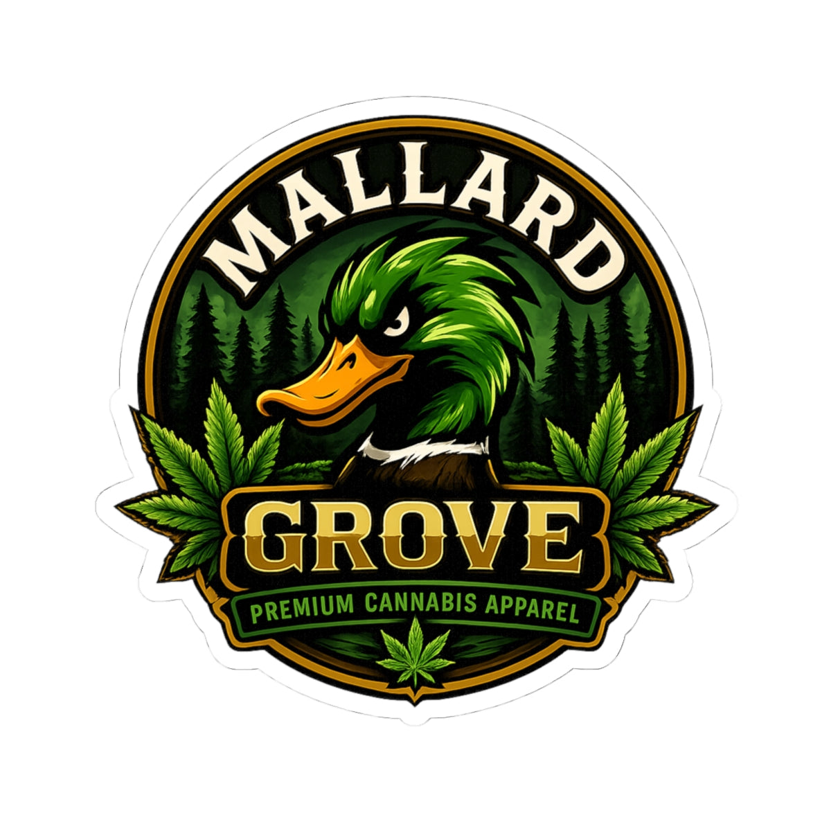 Mallard grove Premium Cannabis Apparel OG Sticker