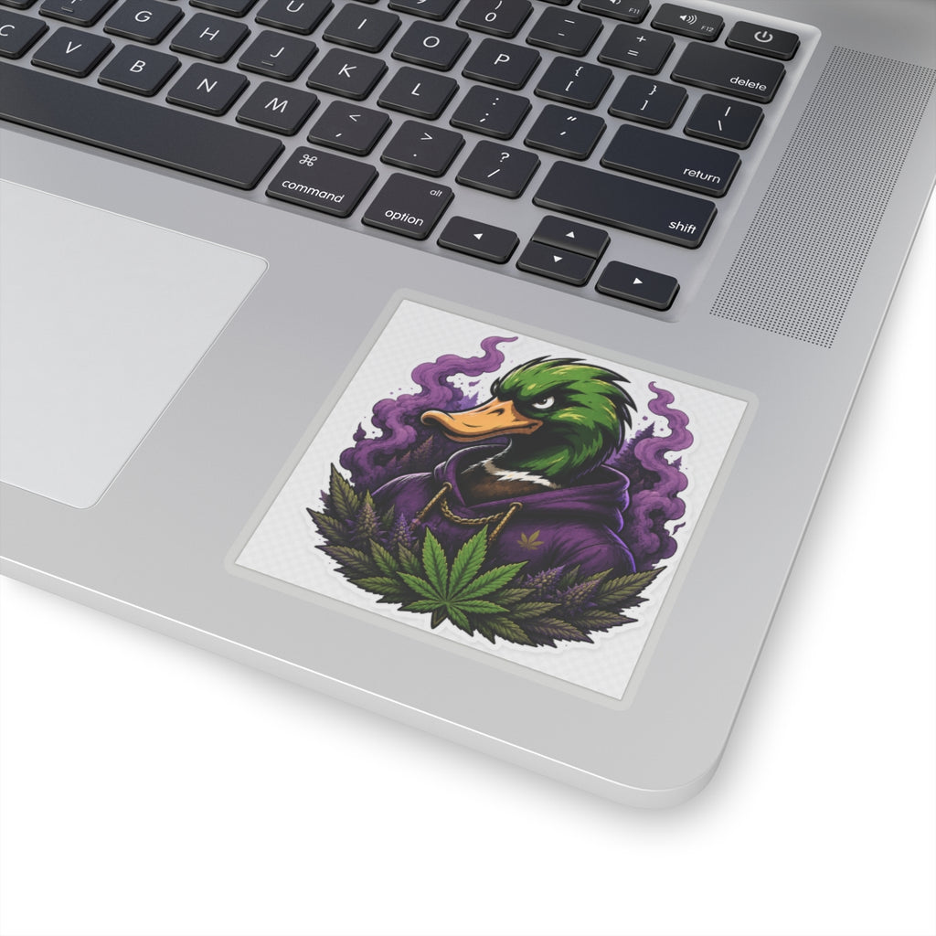 Mallard Grove Premium Cannabis Apparel Purple Smoke Sticker