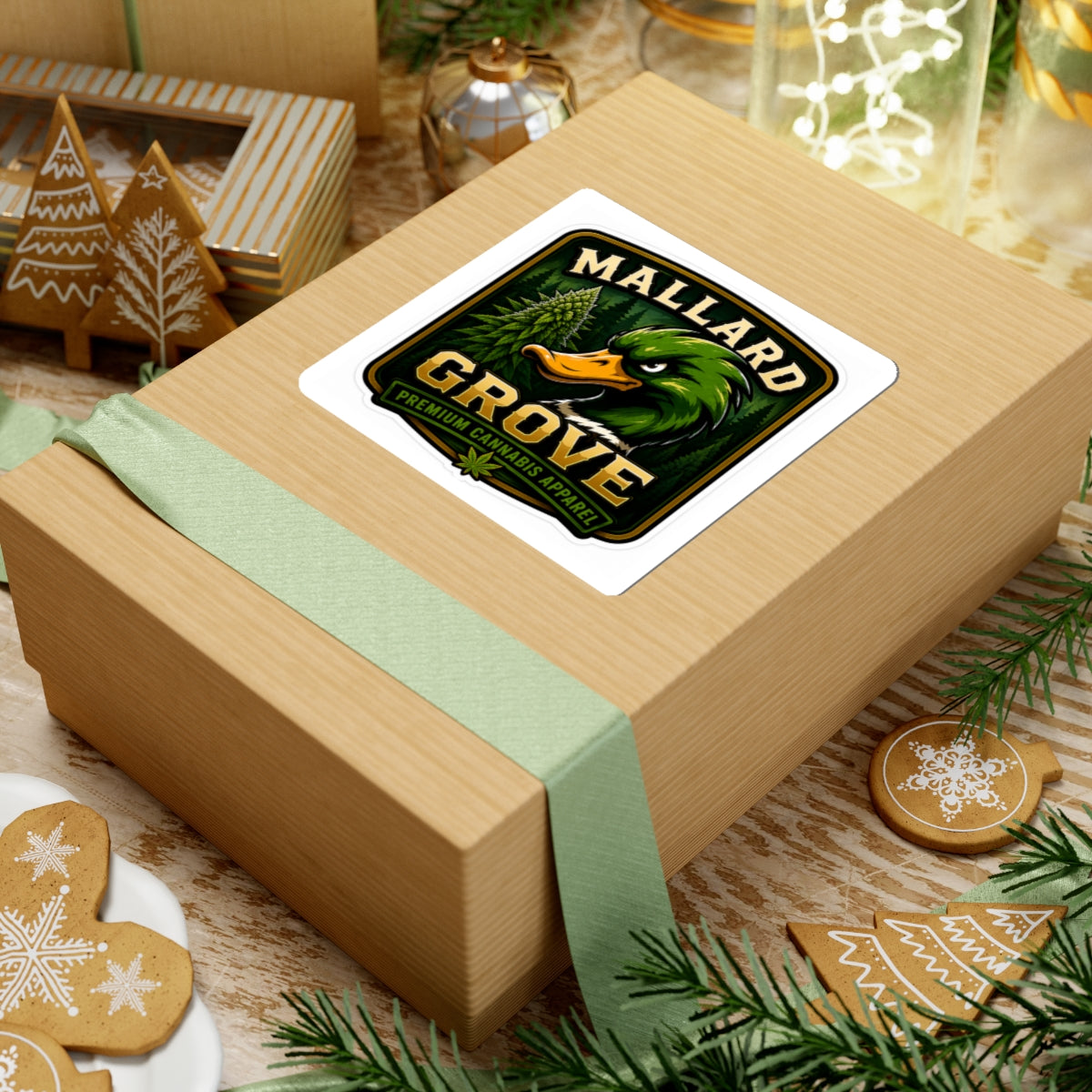 Mallard Grove Premium Cannabis Apparel Trees Sticker