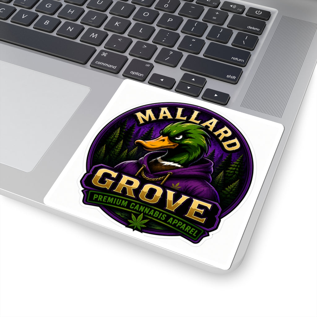 Mallard Grove Premium Cannabis Apparel Hoodie Sticker