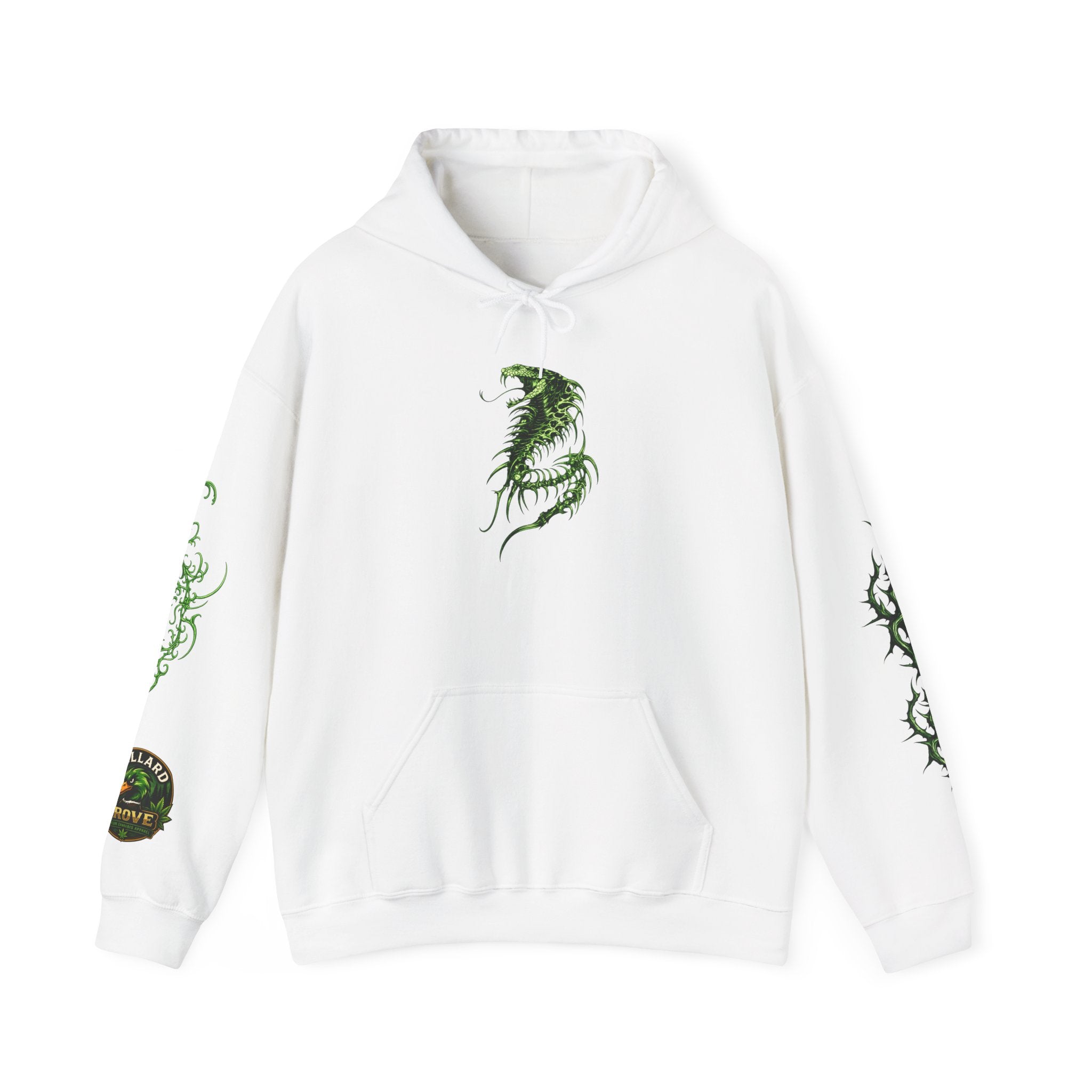 Mallard Grove Premium Cannabis Apparel Spinal Snake Hoodie