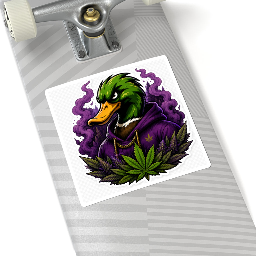 Mallard Grove Premium Cannabis Apparel Purple Smoke Sticker